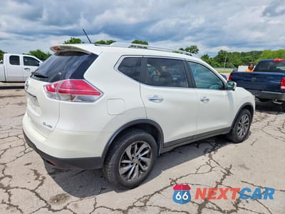 Trzecie zdjęcie samochodu z tyłu: 2015 NISSAN ROGUE SL VIN:5N1AT2MV1FC824881 - miniatura
