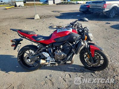 2017 YAMAHA FZ07 JYARM06E7HA011383 - główne zdjęcie licytacji z USA - miniatura