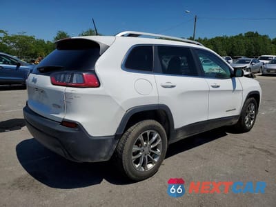 Trzecie zdjęcie samochodu z tyłu: 2020 JEEP CHEROKEE LATITUDE PLUS VIN:1C4PJLLB3LD649668 - miniatura