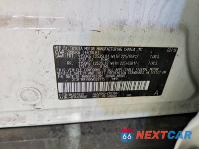 Zdjęcie 13 z 13 samochodu: 2019 TOYOTA RAV4 LE VIN:2T3F1RFVXKW029115 - miniatura