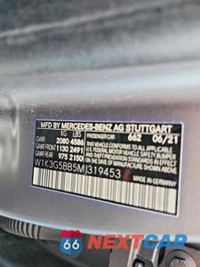 Zdjęcie 12 z 12 samochodu: 2021 MERCEDES-BENZ A CLASS VIN:W1K3G5BB5MJ319453 - miniatura