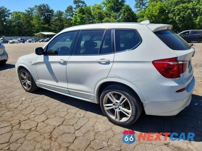 Drugie zdjęcie samochodu z przodu: 2013 BMW X3 XDRIVE28I VIN:5UXWX9C52D0A11445 - miniatura