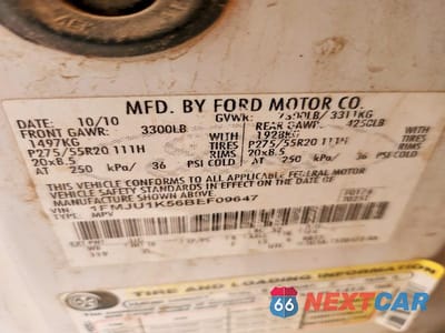 Zdjęcie 13 z 13 samochodu: 2011 FORD EXPEDITION LIMITED VIN:1FMJU1K56BEF09647 - miniatura