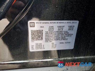 Zdjęcie 13 z 13 samochodu: 2026 CHEVROLET EQUINOX RS VIN:3GNAXLEG9TL279213 - miniatura