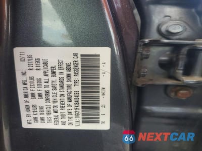 Zdjęcie 12 z 12 samochodu: 2011 HONDA ACCORD LXP VIN:1HGCP2F4XBA094059 - miniatura