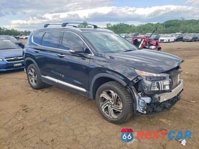 Czwarte zdjęcie samochodu z boku: 2022 HYUNDAI SANTA FE SEL VIN:5NMS3DAJ1NH433073 - miniatura