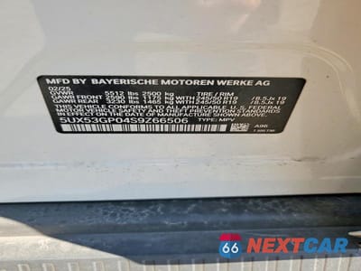 Zdjęcie 14 z 14 samochodu: 2025 BMW X3 VIN:5UX53GP04S9Z66506 - miniatura