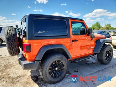 Trzecie zdjęcie samochodu z tyłu: 2018 JEEP WRANGLER SPORT VIN:1C4GJXAN4JW237202 - miniatura