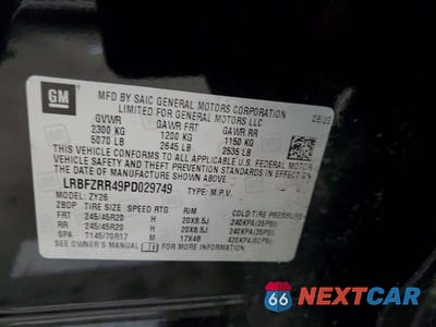 Zdjęcie 13 z 13 samochodu: 2023 BUICK ENVISION AVENIR VIN:LRBFZRR49PD029749 - miniatura