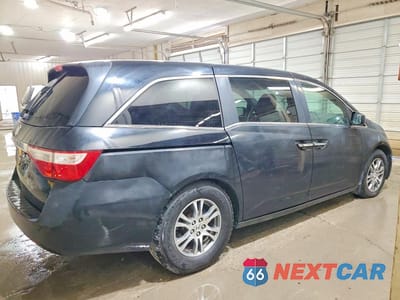 Trzecie zdjęcie samochodu z tyłu: 2013 HONDA ODYSSEY EXL VIN:5FNRL5H62DB065296 - miniatura