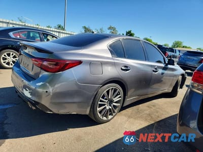 Trzecie zdjęcie samochodu z tyłu: 2018 INFINITI Q50 3.0T SPORT VIN:JN1EV7AR9JM432290 - miniatura