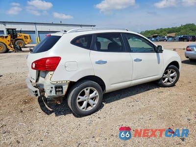 Trzecie zdjęcie samochodu z tyłu: 2010 NISSAN ROGUE S VIN:JN8AS5MV8AW119337 - miniatura