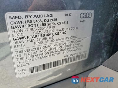 Zdjęcie 13 z 13 samochodu: 2018 AUDI Q5 PREMIUM VIN:WA1ANAFY9J2012933 - miniatura
