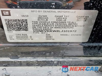 Zdjęcie 14 z 14 samochodu: 2020 CHEVROLET TRAVERSE PREMIER VIN:1GNEVKKW2LJ101972 - miniatura