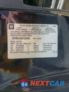 Zdjęcie 12 z 12 samochodu: 2008 GMC SIERRA 1500 VIN:2GTEK19J281326450 - miniatura