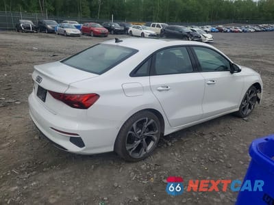 Trzecie zdjęcie samochodu z tyłu: 2023 AUDI A3 PREMIUM VIN:WAUAUDGYXPA090464 - miniatura