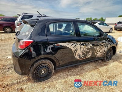 Trzecie zdjęcie samochodu z tyłu: 2021 MITSUBISHI MIRAGE ES VIN:ML32AUHJ3MH010641 - miniatura