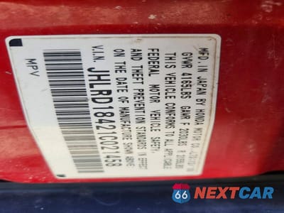 Zdjęcie 13 z 13 samochodu: 2001 HONDA CR-V LX VIN:JHLRD18421C021458 - miniatura