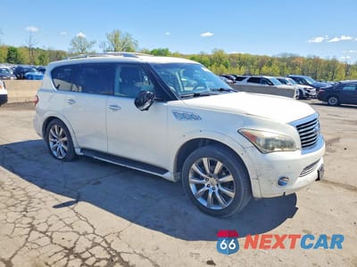 Czwarte zdjęcie samochodu z boku: 2012 INFINITI QX56 BASE VIN:JN8AZ2NE6C9016802 - miniatura