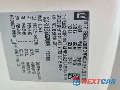 Zdjęcie 12 z 12 samochodu: 2010 CHEVROLET SILVERADO K1500 LTZ VIN:3GCRKTE35AG288049 - miniatura