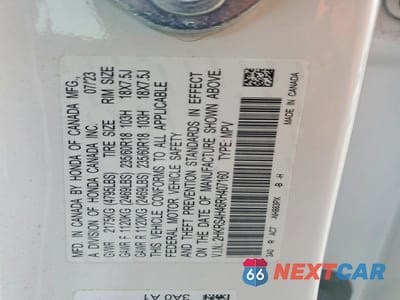 Zdjęcie 13 z 13 samochodu: 2024 HONDA CR-V EX VIN:2HKRS4H46RH407160 - miniatura