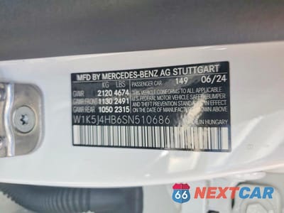 Zdjęcie 12 z 12 samochodu: 2025 MERCEDES-BENZ CLA 250 4MATIC VIN:W1K5J4HB6SN510686 - miniatura