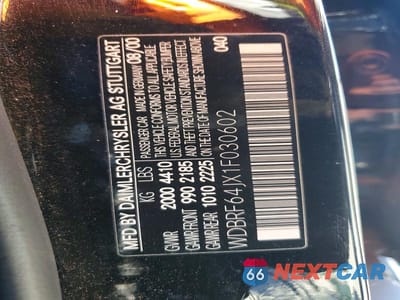 Zdjęcie 12 z 12 samochodu: 2001 MERCEDES-BENZ C 320 VIN:WDBRF64JX1F030602 - miniatura