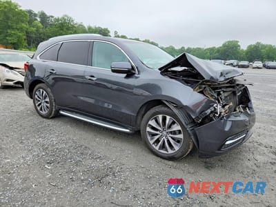 Czwarte zdjęcie samochodu z boku: 2016 ACURA MDX TECHNOLOGY VIN:5FRYD4H48GB025681 - miniatura