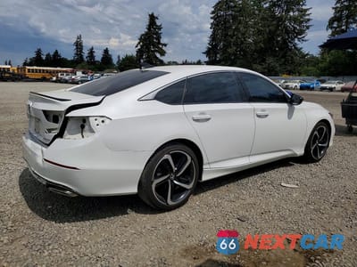 Trzecie zdjęcie samochodu z tyłu: 2021 HONDA ACCORD SPORT VIN:1HGCV1F38MA031097 - miniatura