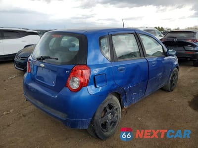 Trzecie zdjęcie samochodu z tyłu: 2009 CHEVROLET AVEO LS VIN:KL1TD66E99B672770 - miniatura