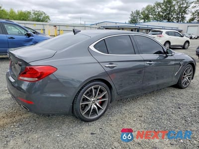 Trzecie zdjęcie samochodu z tyłu: 2020 GENESIS G70 ELITE VIN:KMTG74LEXLU053294 - miniatura