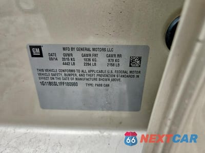 Zdjęcie 12 z 12 samochodu: 2015 CHEVROLET MALIBU LS VIN:1G11B5SL1FF180980 - miniatura