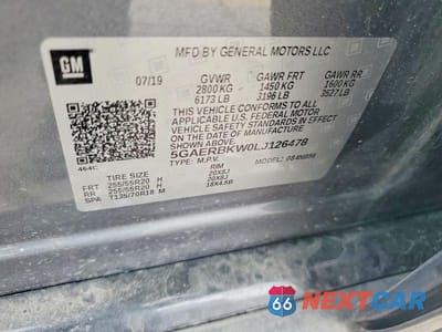 Zdjęcie 13 z 13 samochodu: 2020 BUICK ENCLAVE ESSENCE VIN:5GAERBKW0LJ126478 - miniatura