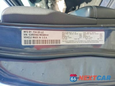 Zdjęcie 12 z 12 samochodu: 2021 DODGE DURANGO SXT VIN:1C4RDHAG1MC609141 - miniatura