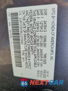 Zdjęcie 13 z 13 samochodu: 2018 ACURA MDX VIN:5J8YD3H35JL010242 - miniatura