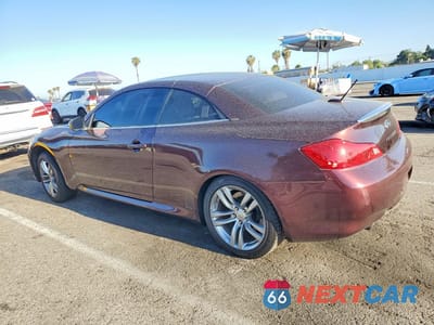 Drugie zdjęcie samochodu z przodu: 2009 INFINITI G37 CONVERTIBLE BASE VIN:JNKCV66E69M723537 - miniatura