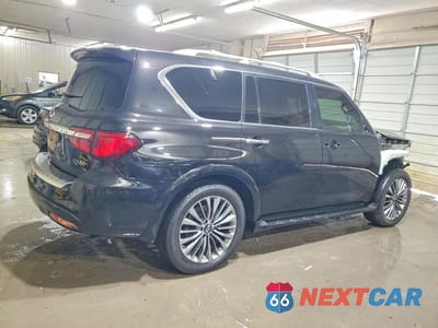 Trzecie zdjęcie samochodu z tyłu: 2019 INFINITI QX80 LUXE VIN:JN8AZ2NE3K9231116 - miniatura