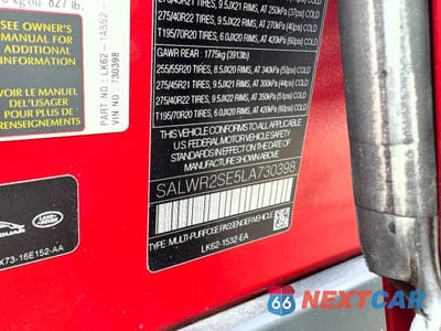 Zdjęcie 10 z 14 samochodu: 2020 LAND ROVER RANGE ROVER SPORT P525 HSE VIN:SALWR2SE5LA730398 - miniatura