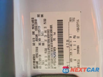 Zdjęcie 12 z 12 samochodu: 2018 FORD F150 SUPER CAB VIN:1FTEX1CPXJFB78819 - miniatura