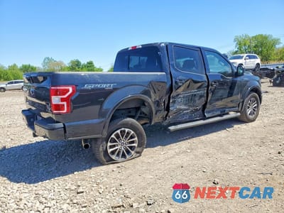Trzecie zdjęcie samochodu z tyłu: 2018 FORD F150 SUPERCREW VIN:1FTEW1E58JKE64772 - miniatura