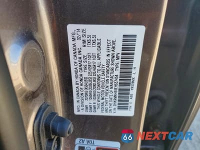Zdjęcie 13 z 13 samochodu: 2014 HONDA CR-V EX VIN:2HKRM4H55EH657454 - miniatura