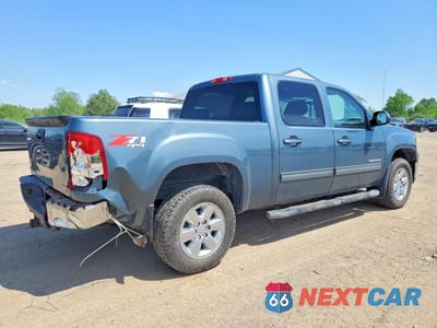 Trzecie zdjęcie samochodu z tyłu: 2012 GMC SIERRA K1500 SLT VIN:3GTP2WE77CG304783 - miniatura