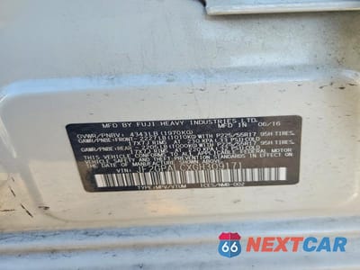Zdjęcie 13 z 13 samochodu: 2016 SUBARU CROSSTREK LIMITED VIN:JF2GPALCXGH309171 - miniatura