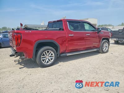 Trzecie zdjęcie samochodu z tyłu: 2020 GMC SIERRA K1500 SLT VIN:1GTU9DED3LZ330693 - miniatura