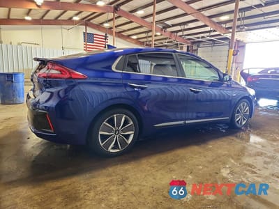 Trzecie zdjęcie samochodu z tyłu: 2019 HYUNDAI IONIQ LIMITED VIN:KMHC05LC7KU110535 - miniatura