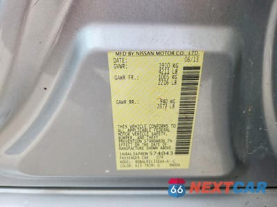Zdjęcie 12 z 12 samochodu: 2013 NISSAN ALTIMA 2.5 VIN:1N4AL3AP4DN574043 - miniatura