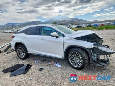 Czwarte zdjęcie samochodu z boku: 2021 LEXUS RX 450H VIN:2T2JGMDA1MC060516 - miniatura