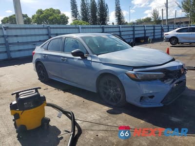 Czwarte zdjęcie samochodu z boku: 2024 HONDA CIVIC SI VIN:2HGFE1E56RH470663 - miniatura