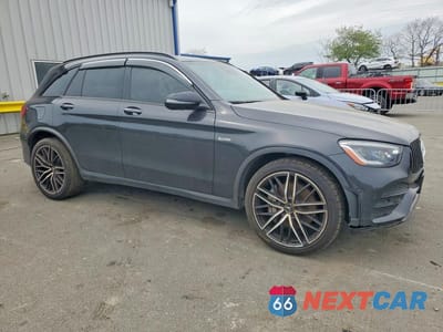 Czwarte zdjęcie samochodu z boku: 2020 MERCEDES-BENZ GLC 43 4MATIC AMG VIN:W1N0G6EB8LF782132 - miniatura