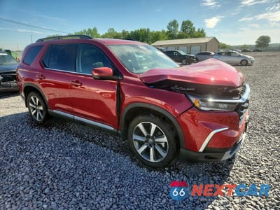 Czwarte zdjęcie samochodu z boku: 2025 HONDA PILOT TOURING VIN:5FNYG1H79SB187166 - miniatura